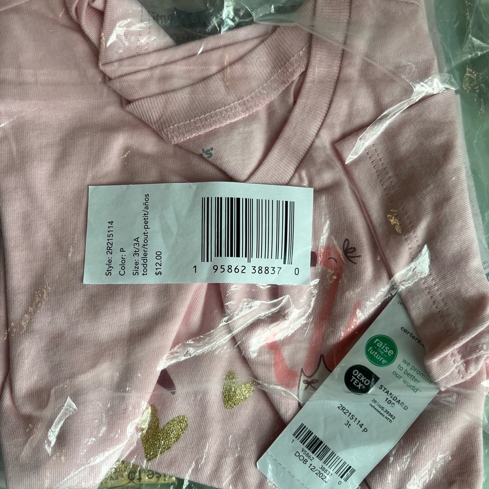 Carter's Pink and purple toddler clothes - Picture 3 of 4